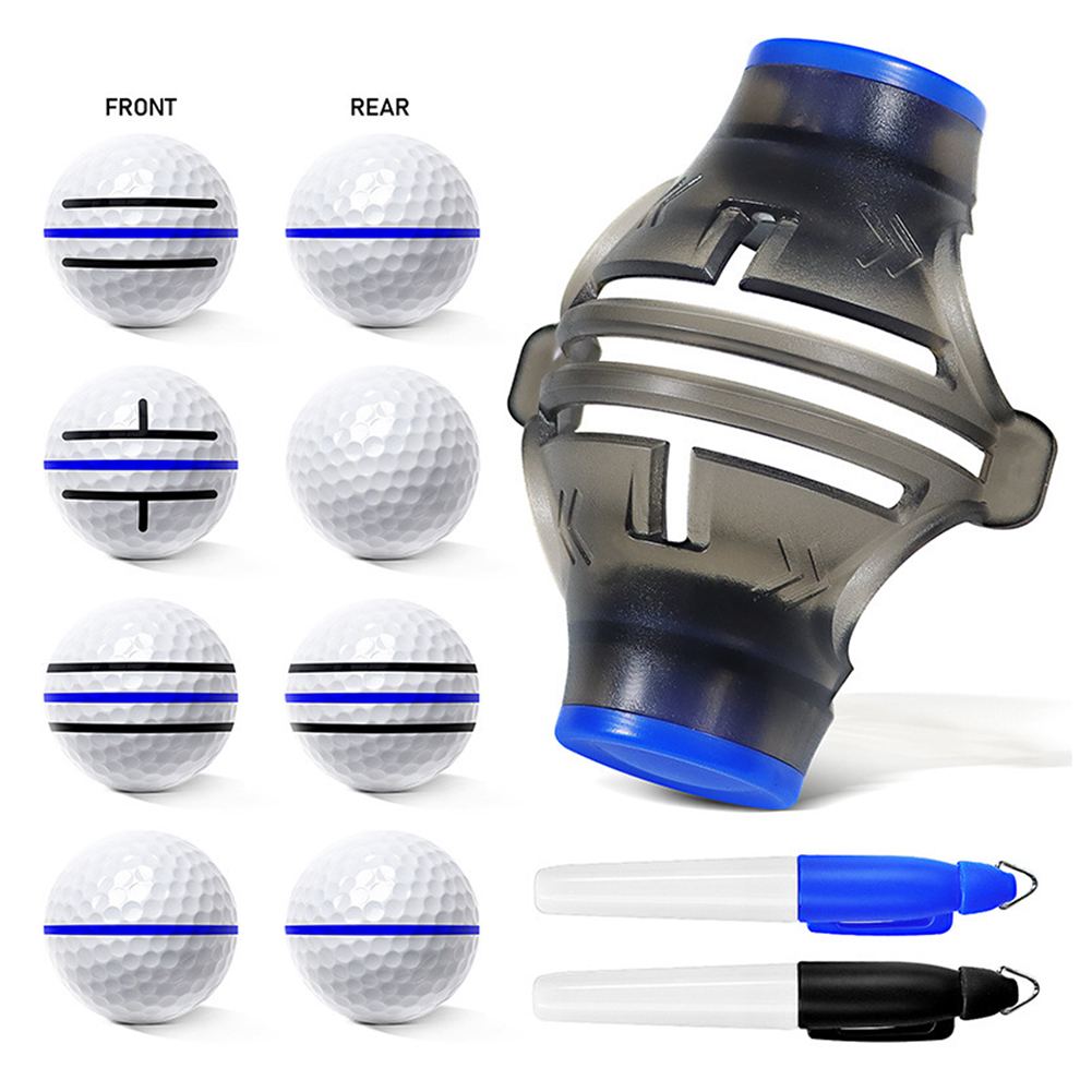 Golf Equipment Drawing - 360 ° Golf topu hattı işaretleyici