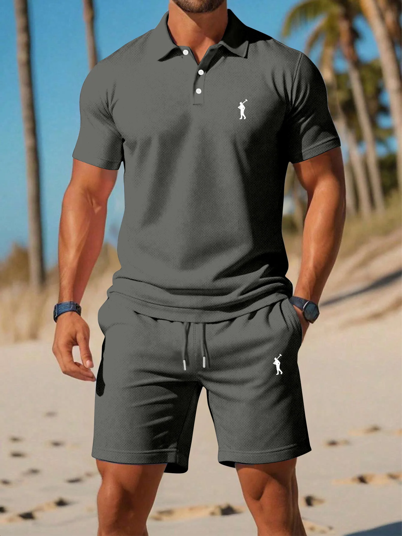 Erkekler 2 Parça Golf Kıyafet  - Golf Equipment Drawing incelemesi ve fiyatı
