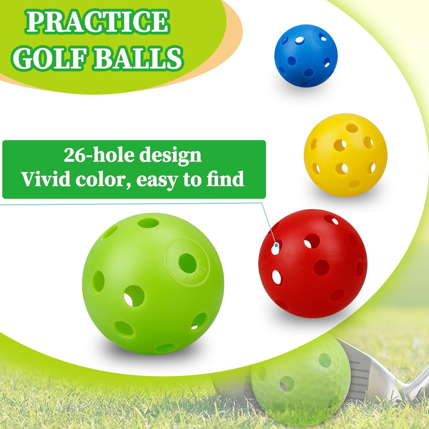 24 adet 42MM hava akımı renkli - Golf Exercise Equipment incelemesi ve fiyatı